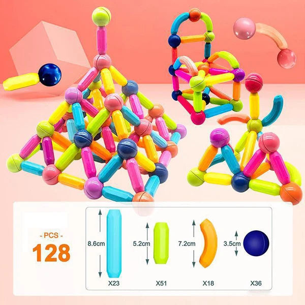 Magnetische Bauklötze für die frühe Entwicklung von Kindern