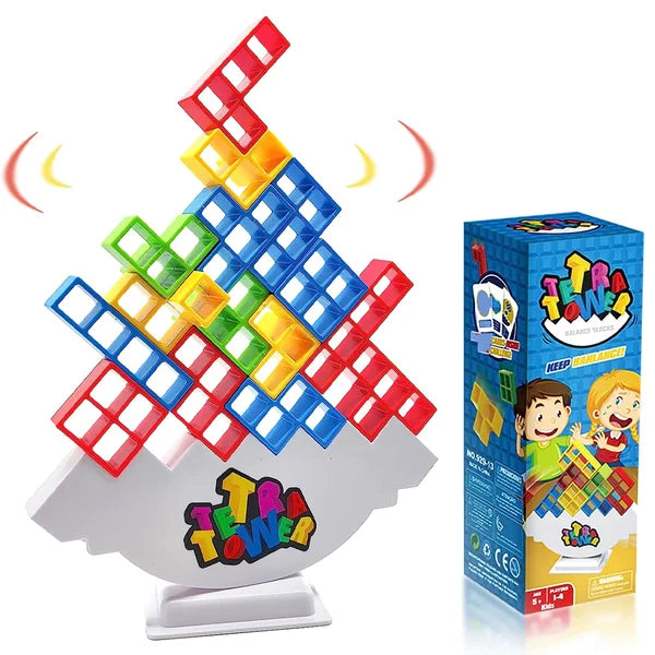 Spiel Stapeln Tetra Blöcke Turm