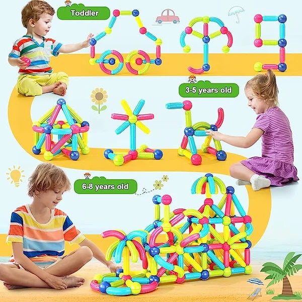 Magnetische Bauklötze für die frühe Entwicklung von Kindern