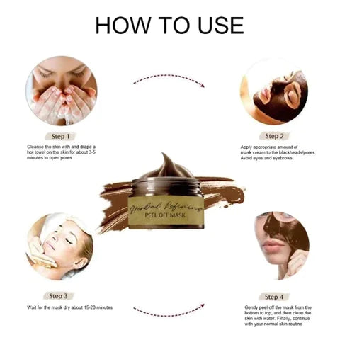 Verfeinernde Peel-Off-Gesichtsmaske