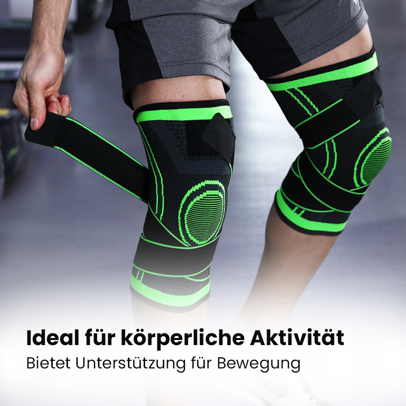 Kniestütze mit seitlichen Stabilisatoren