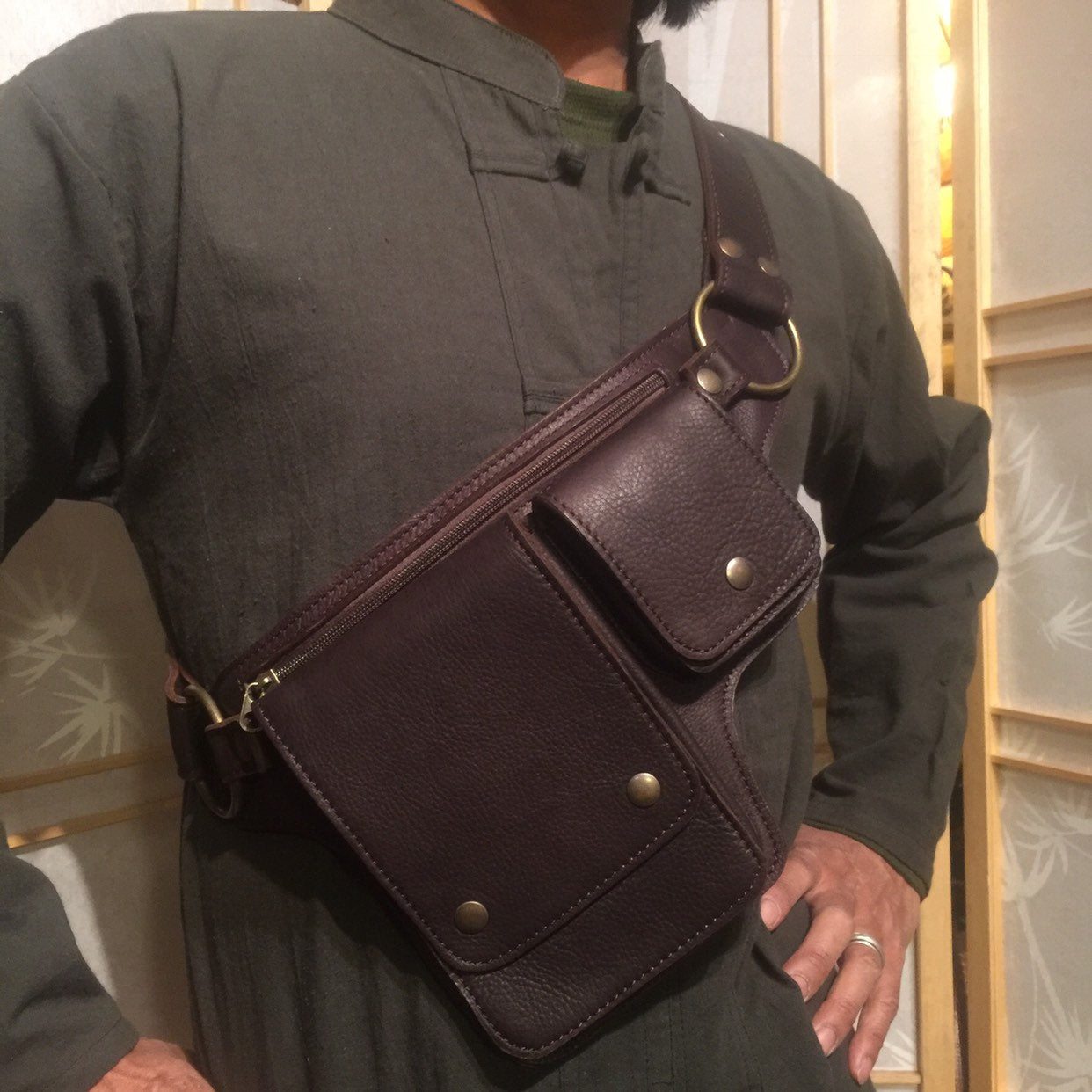 Ledertasche
