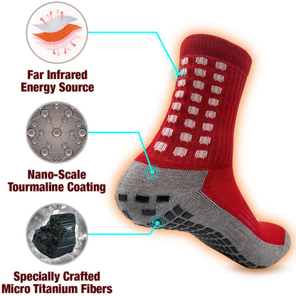 Infrarot-Erhöhung Turmalin Socken